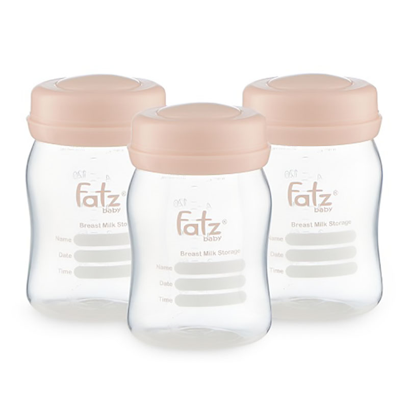 Bình trữ sữa 150ML (Bộ 3 bình) Fatzbaby FB0120NH