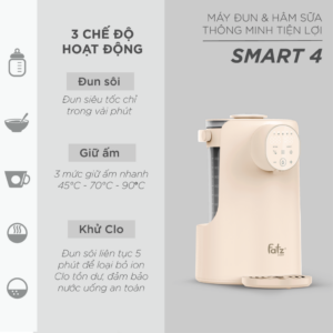 máy đun và hâm nước pha sữa thông minh tiện lợi smart 4