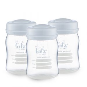 Bình trữ sữa 150ml (bộ 3 bình màu xanh)