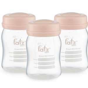Bình trữ sữa 150ml (bộ 3 bình màu hồng)