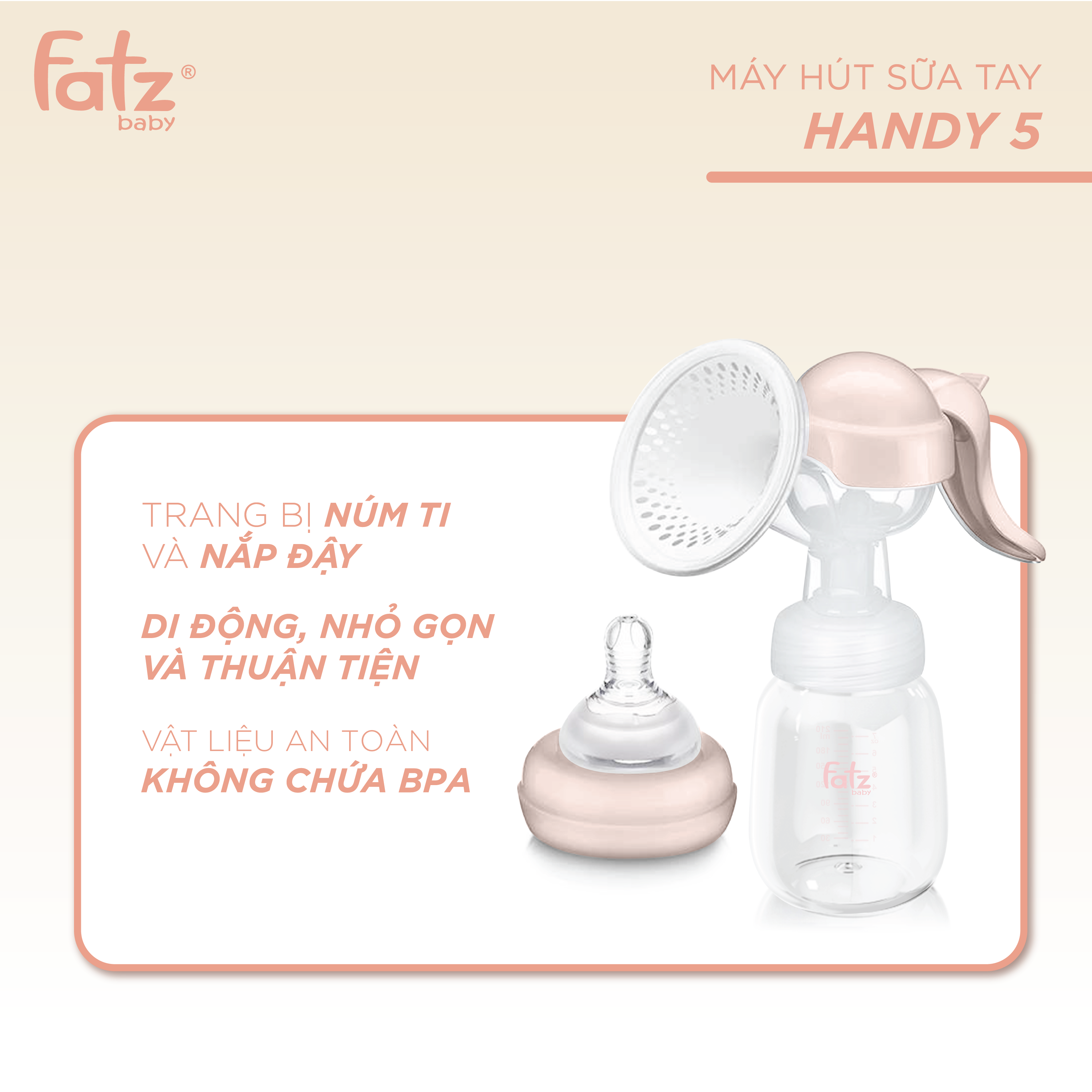 mÁy hÚt sỮa tay handy 5 fb1011hy