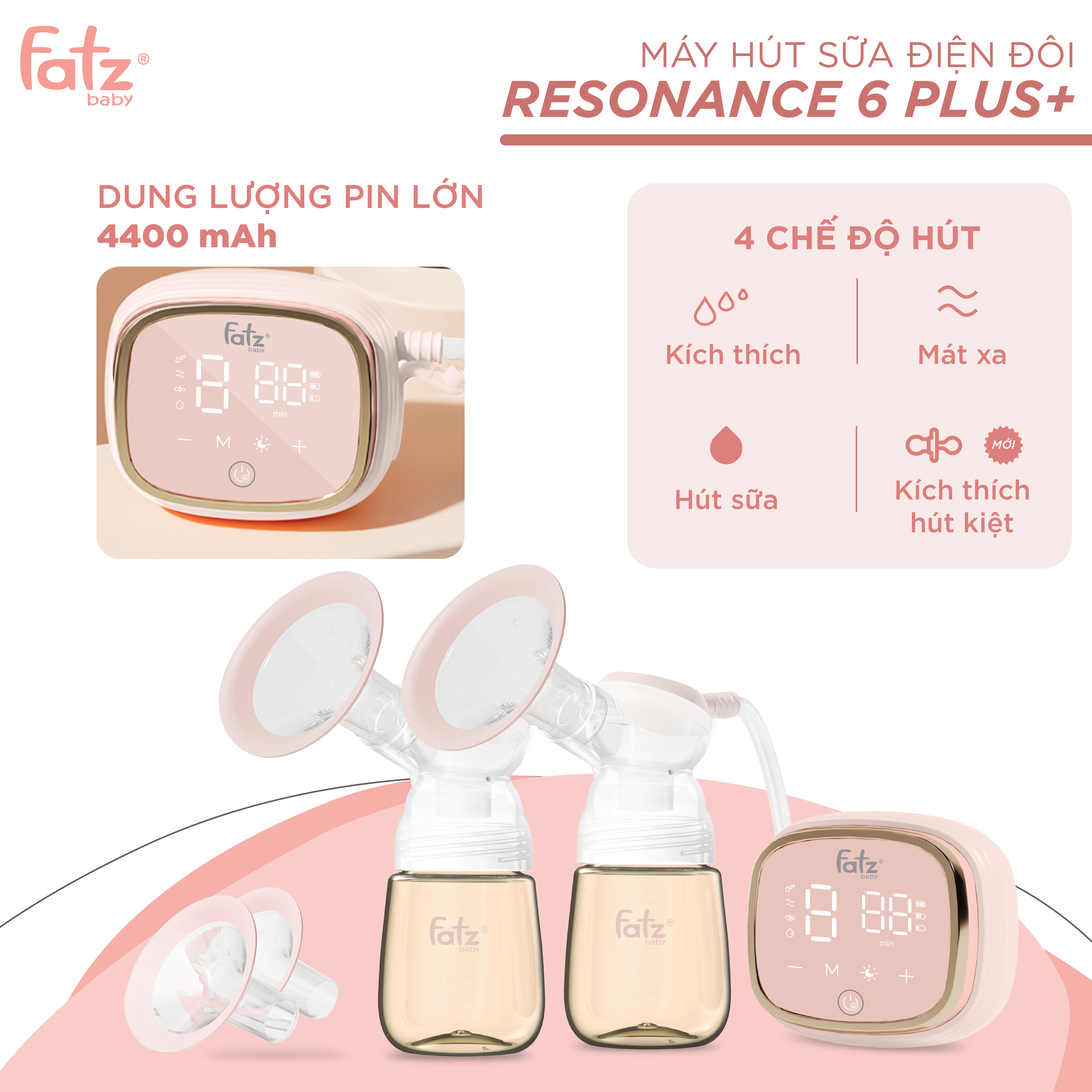 mÁy hÚt sỮa ĐiỆn ĐÔi resonance 6 fb1102vn