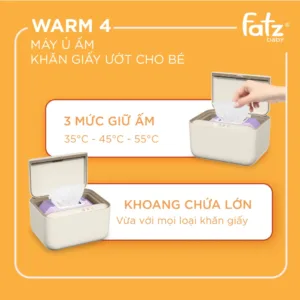 máy ủ ấm khăn ướt cho bé warm 4