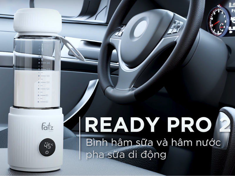 Máy hâm sữa di động Ready Pro 1, Ready Pro 2 đa dạng chức năng, dễ dùng
